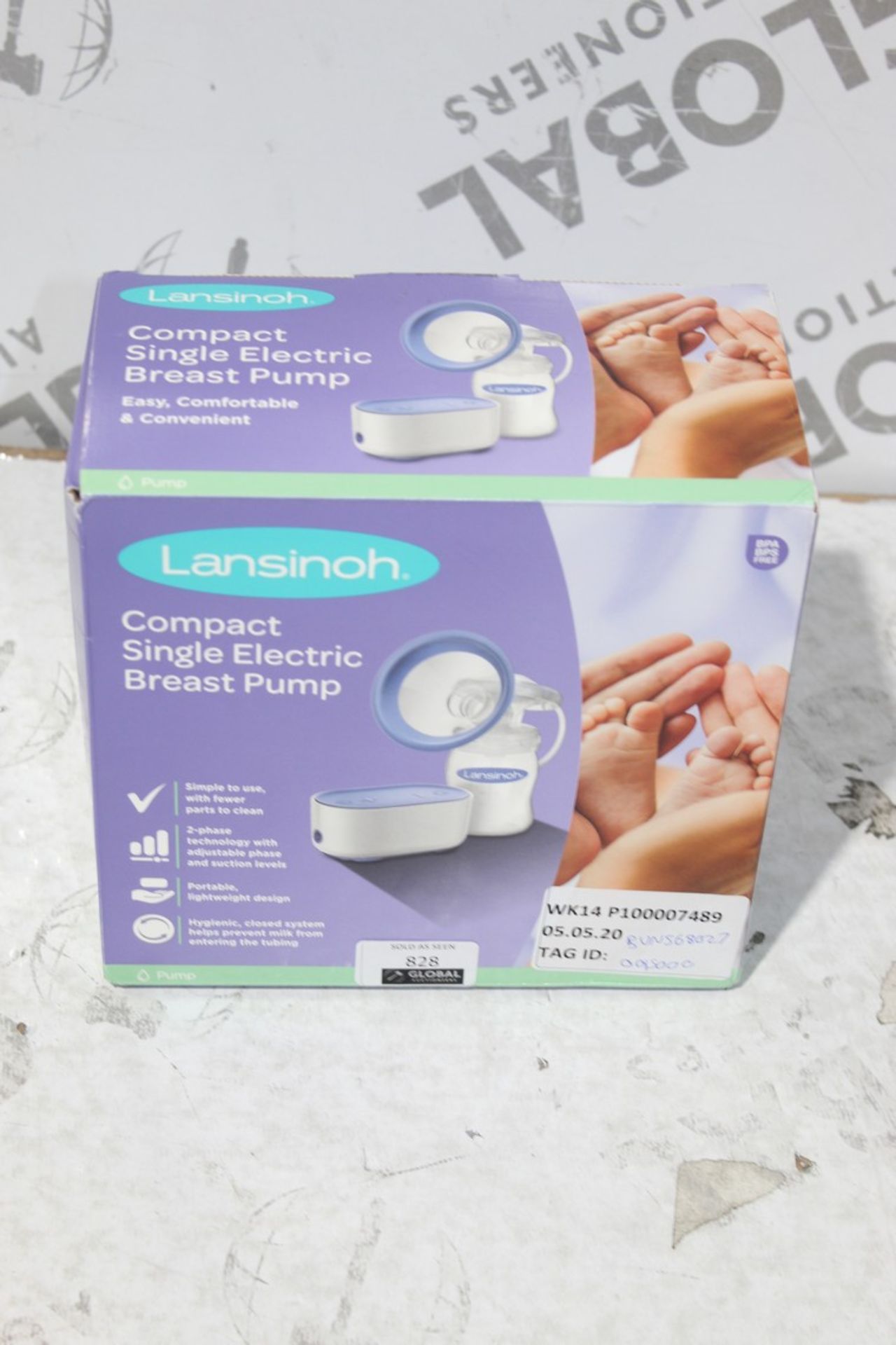 Lansinoh Compact Single Electric Breast Pump RRP £95 (BUN568027) (Pictures Are For Illustration