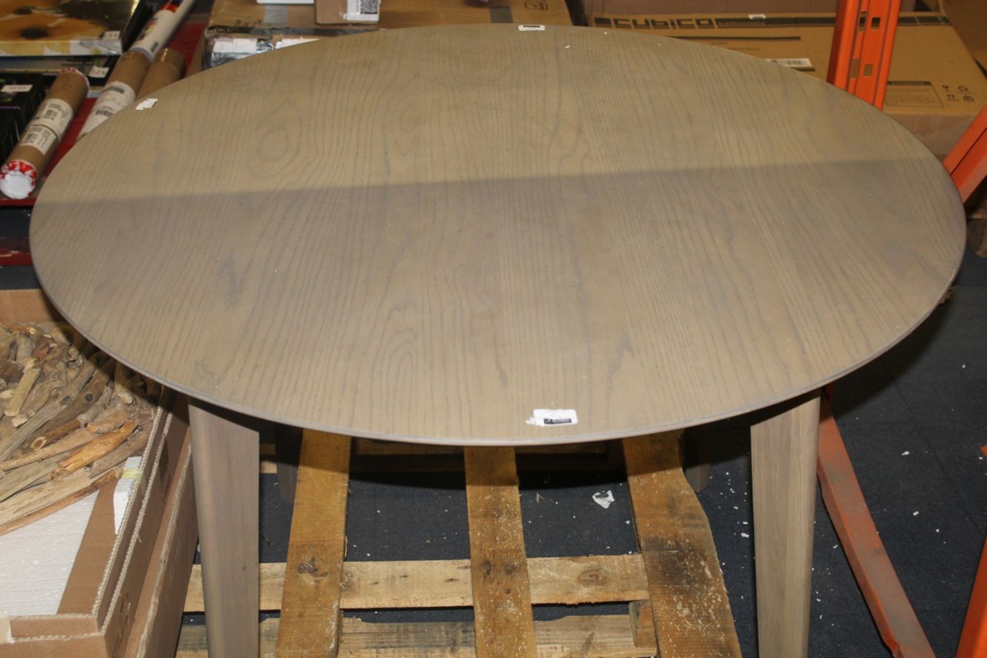 Circular Wooden Oak Dining Table RRP £150 (Pictures Are For Illustration Purposes Only) (