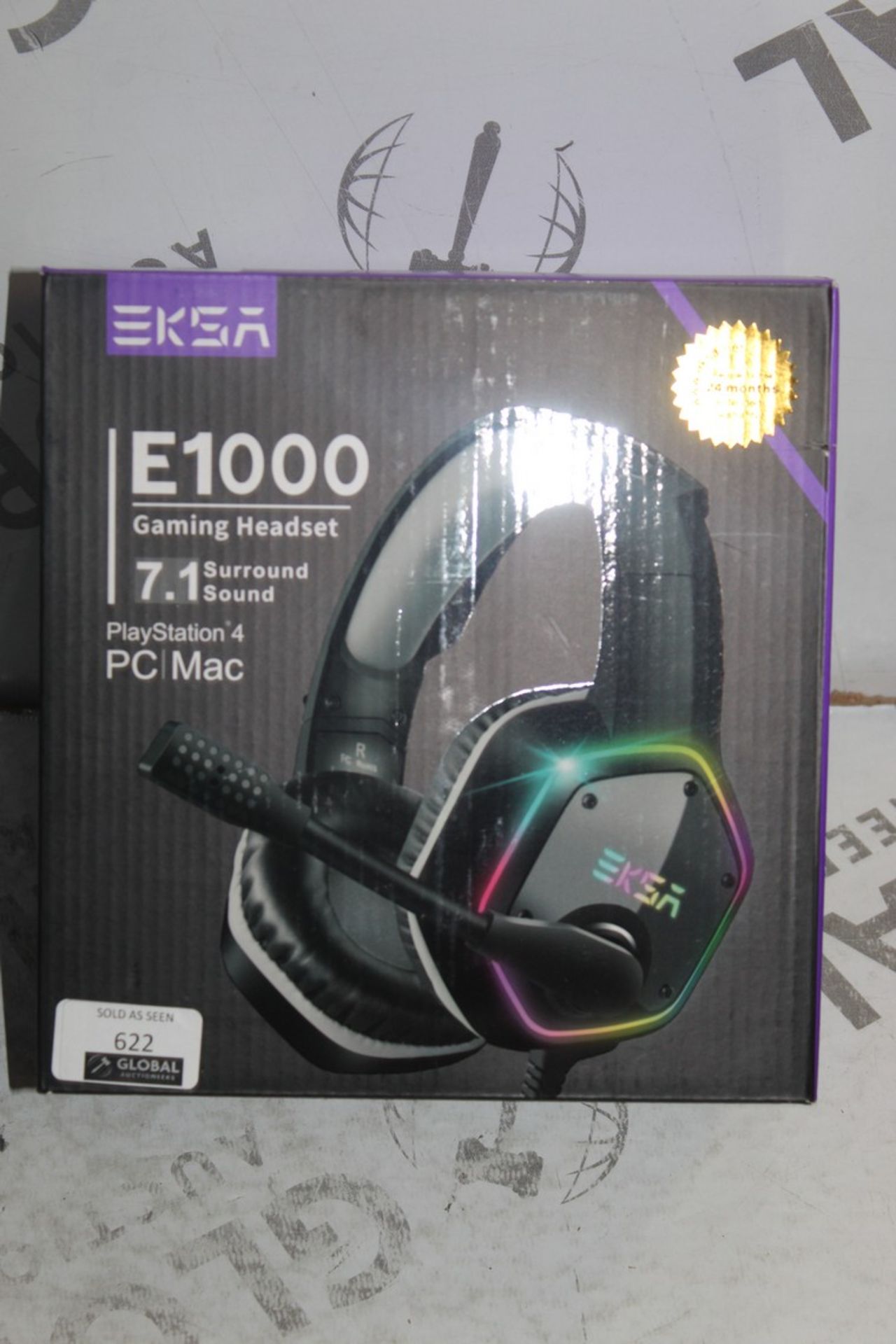 Boxed EKSAE1000 Gaming Head Sets RRP £60 (Pictures