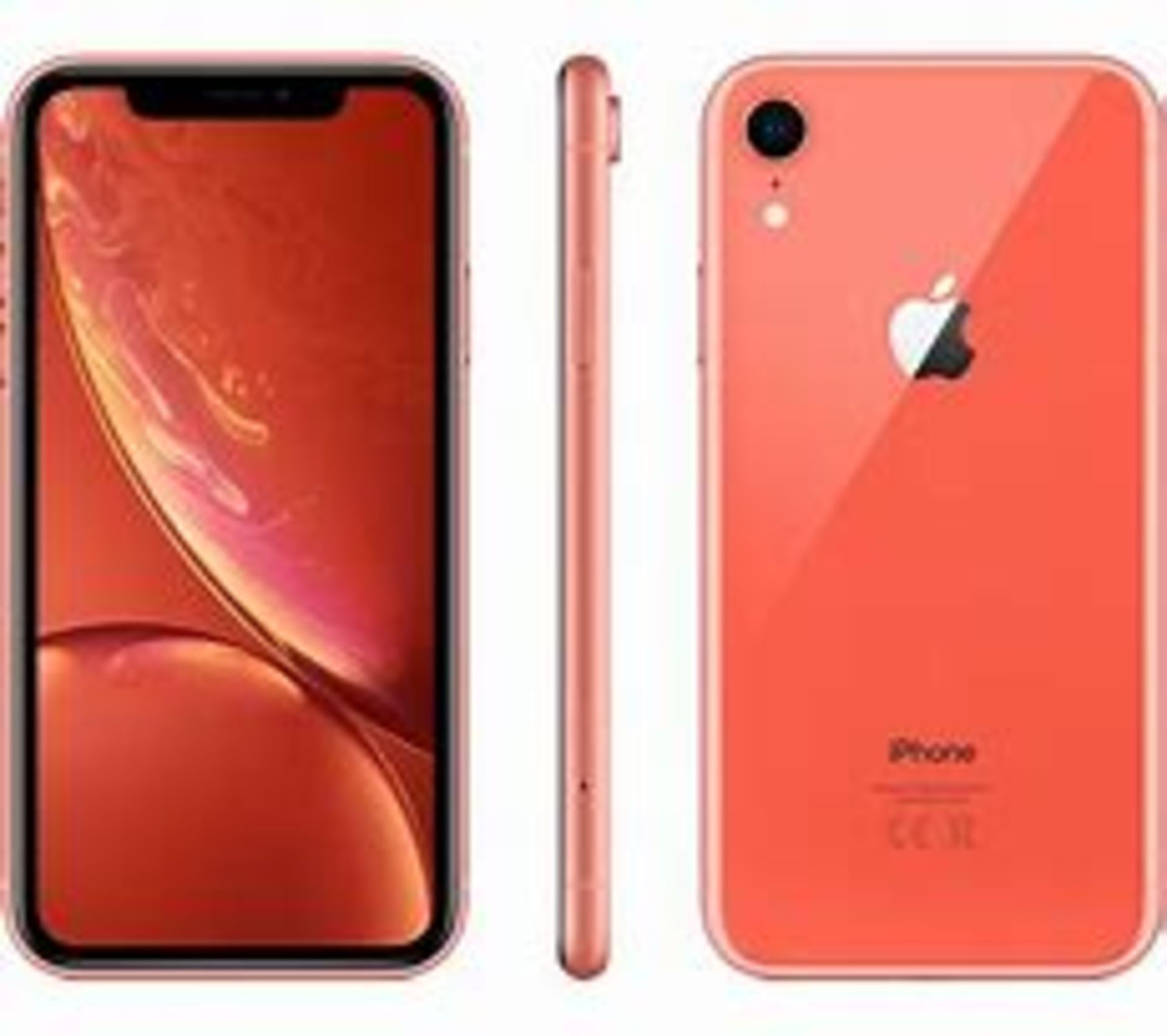 Apple iPhone XR 128GB Coral RRP £670 - Grade A - Perfect Working Condition - (Fully refurbished