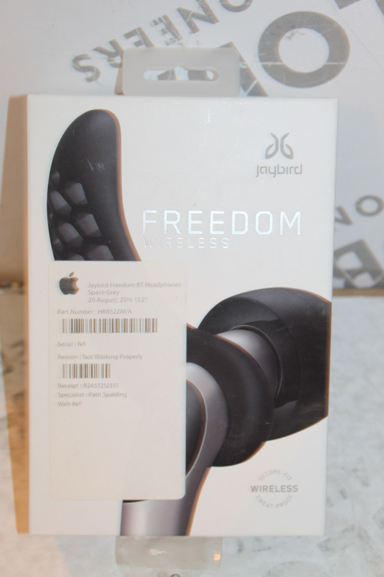 Boxed Pair Of Freedom Wireless Jaybird Headphones RRP £170 (Appraisals Available Upon Request)(