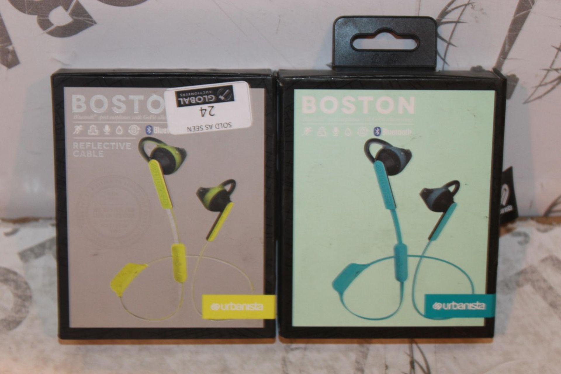 Lot To Contain 3 Assorted Boxed And Unboxed Pairs Of Sports Fit Wireless Earphones Combined RRP £150