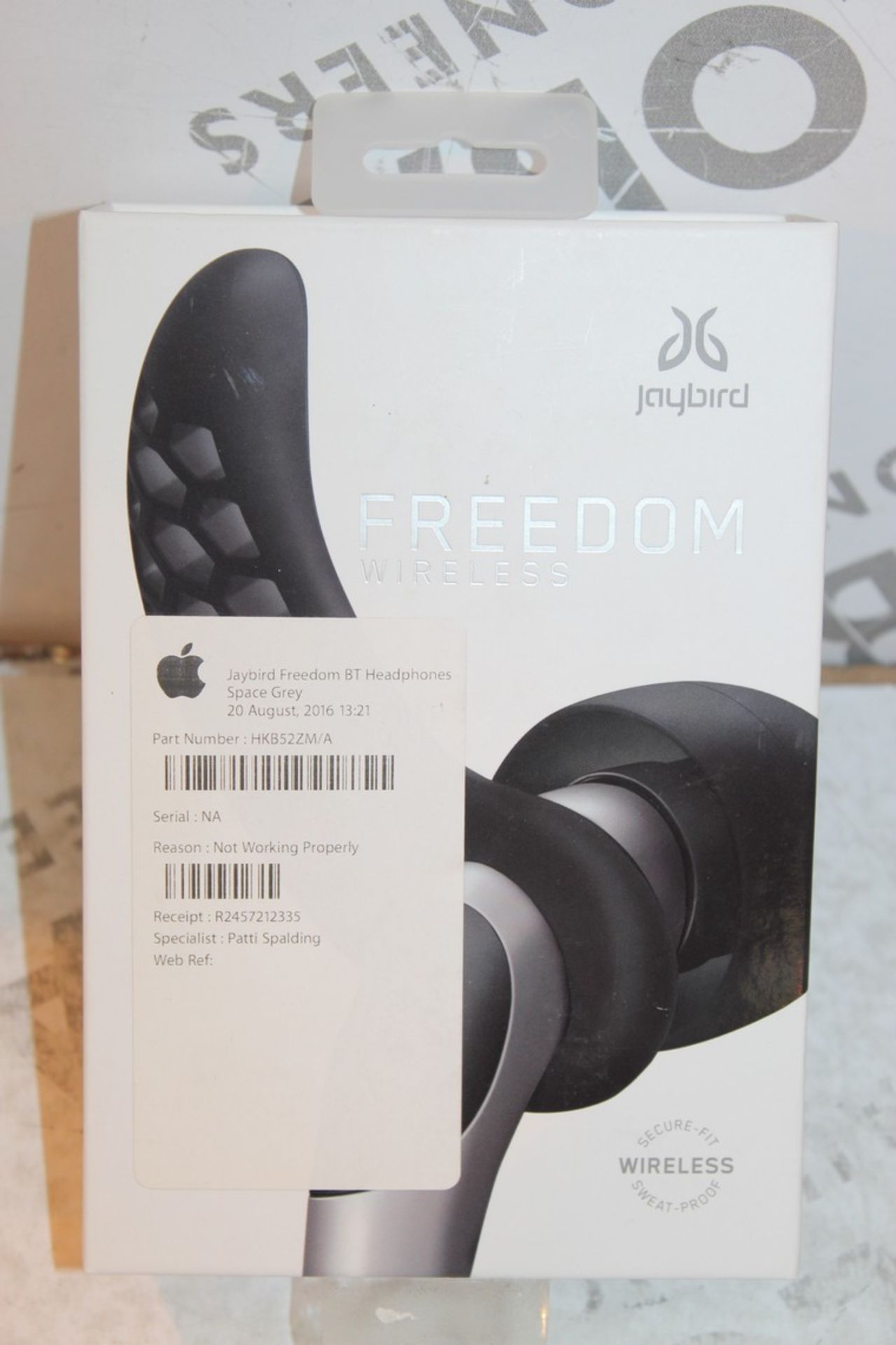 Boxed Pair Of Freedom Wireless Jaybird Headphones RRP £170 (Appraisals Available Upon Request)(