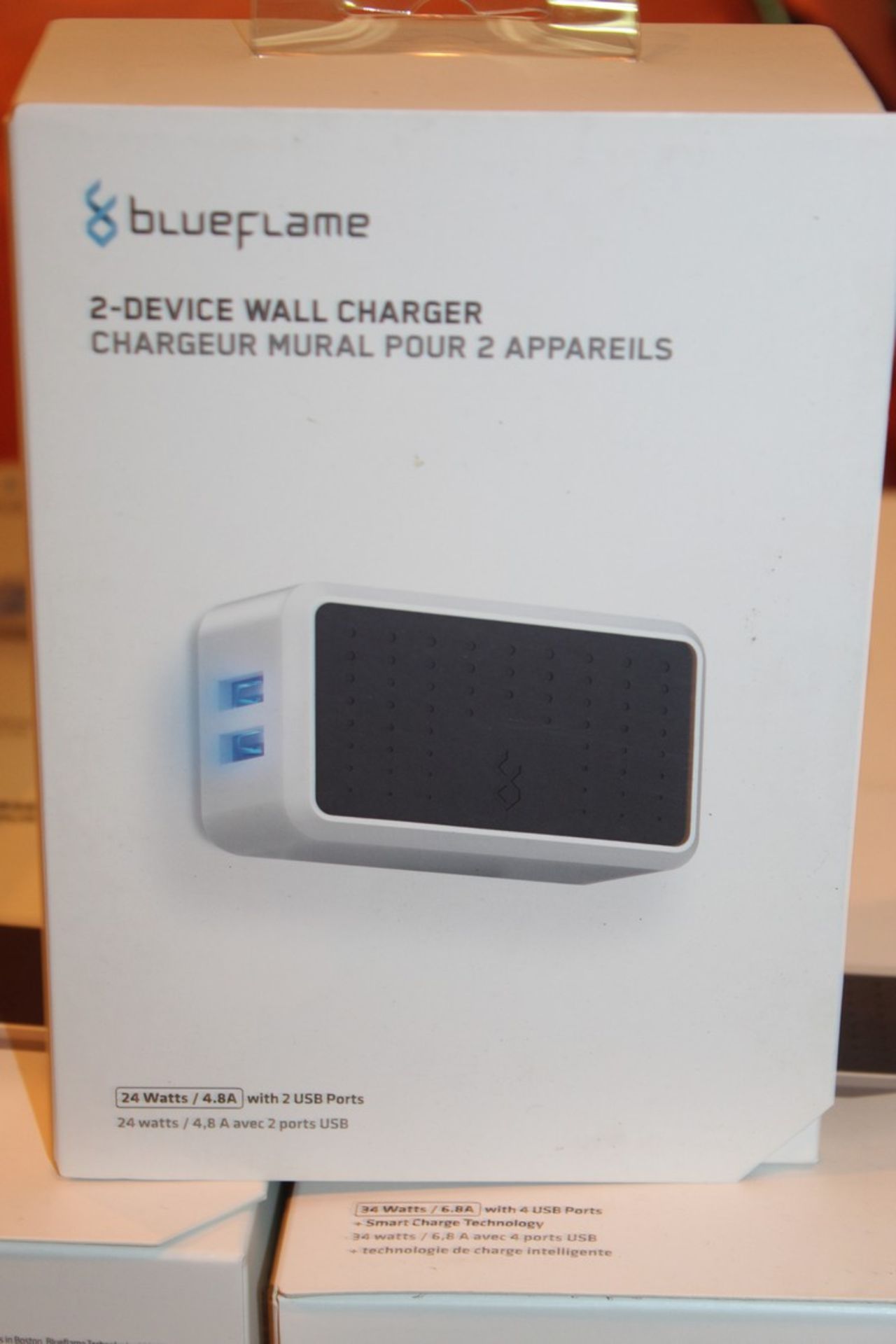 Lot To Contain 4 Boxed Brand New Blue Flame 2 Device Wall Chargers Combined RRP £120 (Appraisals