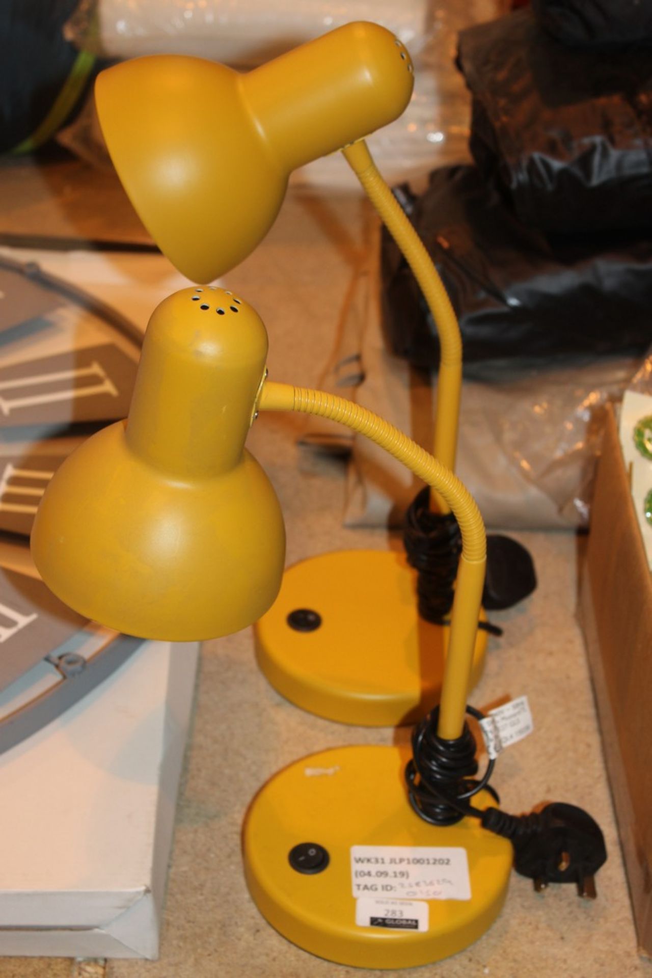 Lot To Contain 2 House By John Lewis Task Lamps Combined RRP £40 (2583629) (Appraisals Available