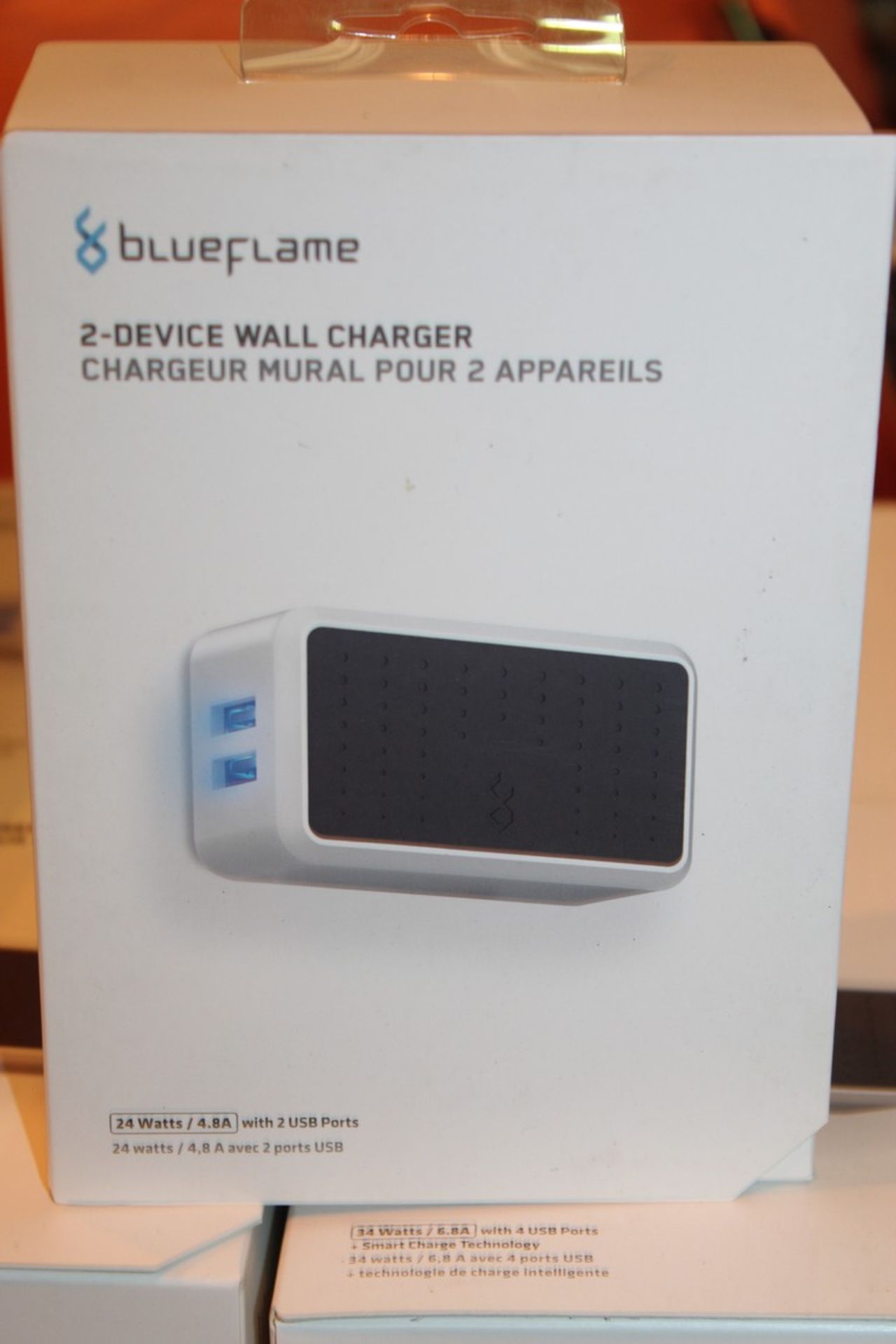 Lot To Contain 4 Boxed Brand New Blue Flame 2 Device Wall Chargers Combined RRP £120 (Appraisals