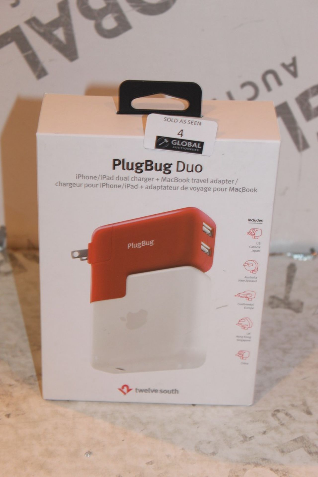 Boxed 12 South Plug Bug Duo Multiple Head Adapter RRP £70 (Appraisals Available Upon Request)(