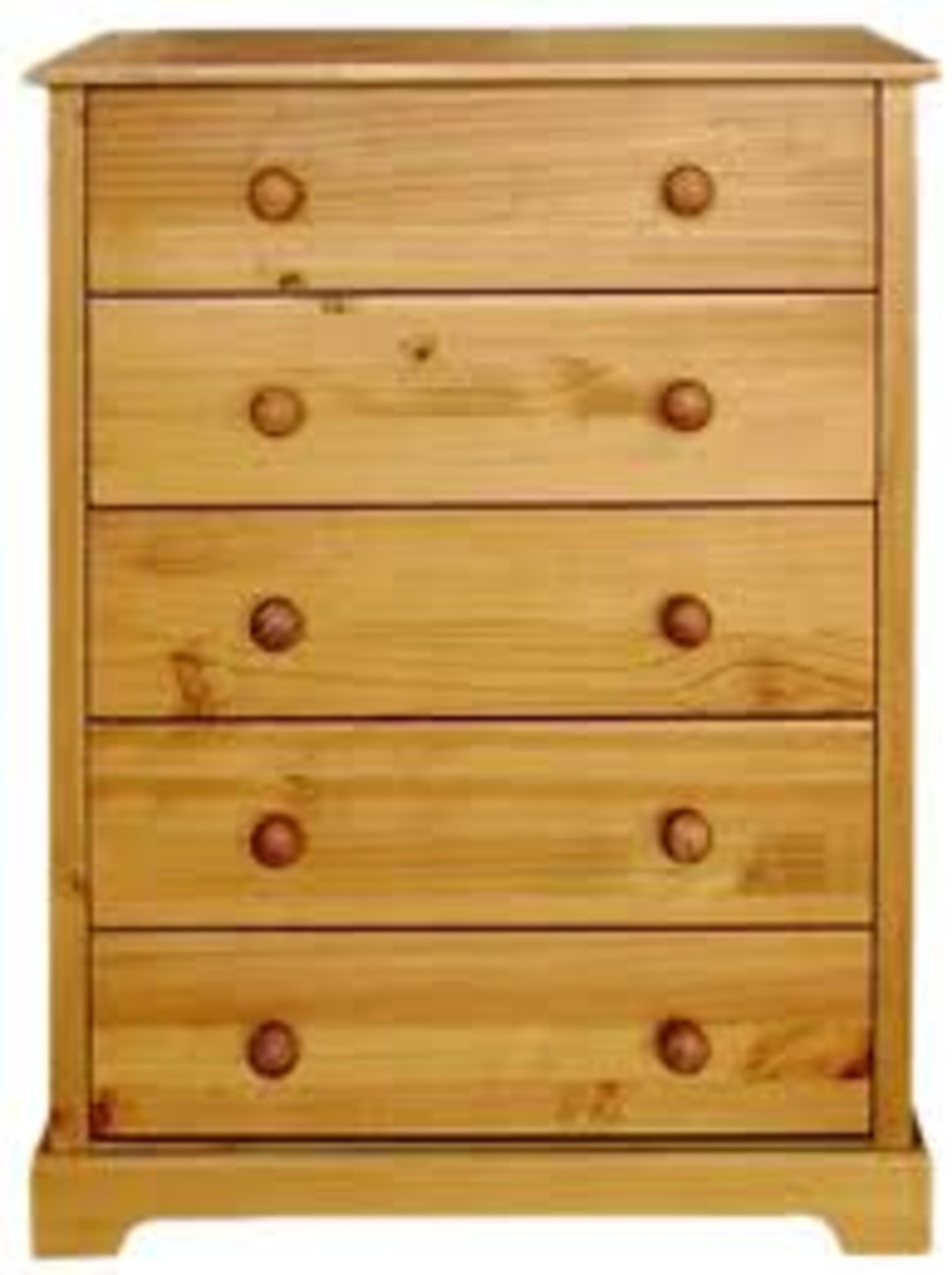Boxed Liffler 5 Drawer Chest Of Drawers RRP £150 (18427) (Appraisals Available Upon Request)(