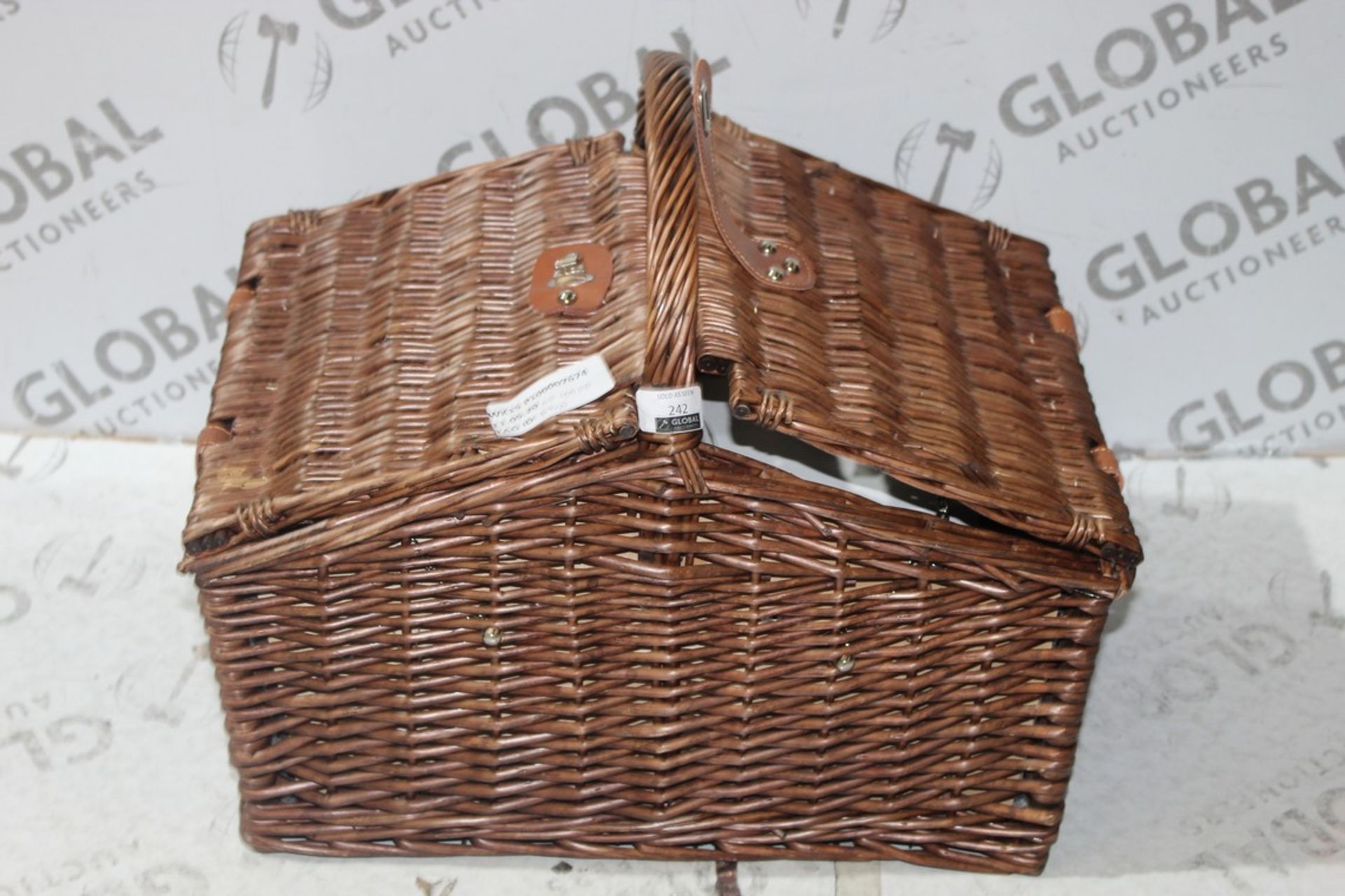 John Lewis & Partners Wicker Hamper Basket RRP £100 (Pictures Are For Illustration Purposes Only) (