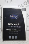 Brand New & Sealed Pairs Silent Night 66 x 72" Blackout Curtain Lining RRP £110 (Pictures For