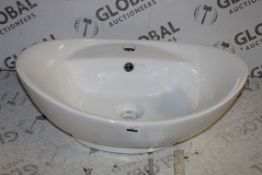 Boxed Counter Top Oval Deep Fill Basin RRP £150 (18360) (Pictures Are For Illustration Purposes