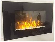 Boxed Innocenti Electric Wall Hung Fire Place RRP £250 (Pictures Are For Illustration Purposes Only)