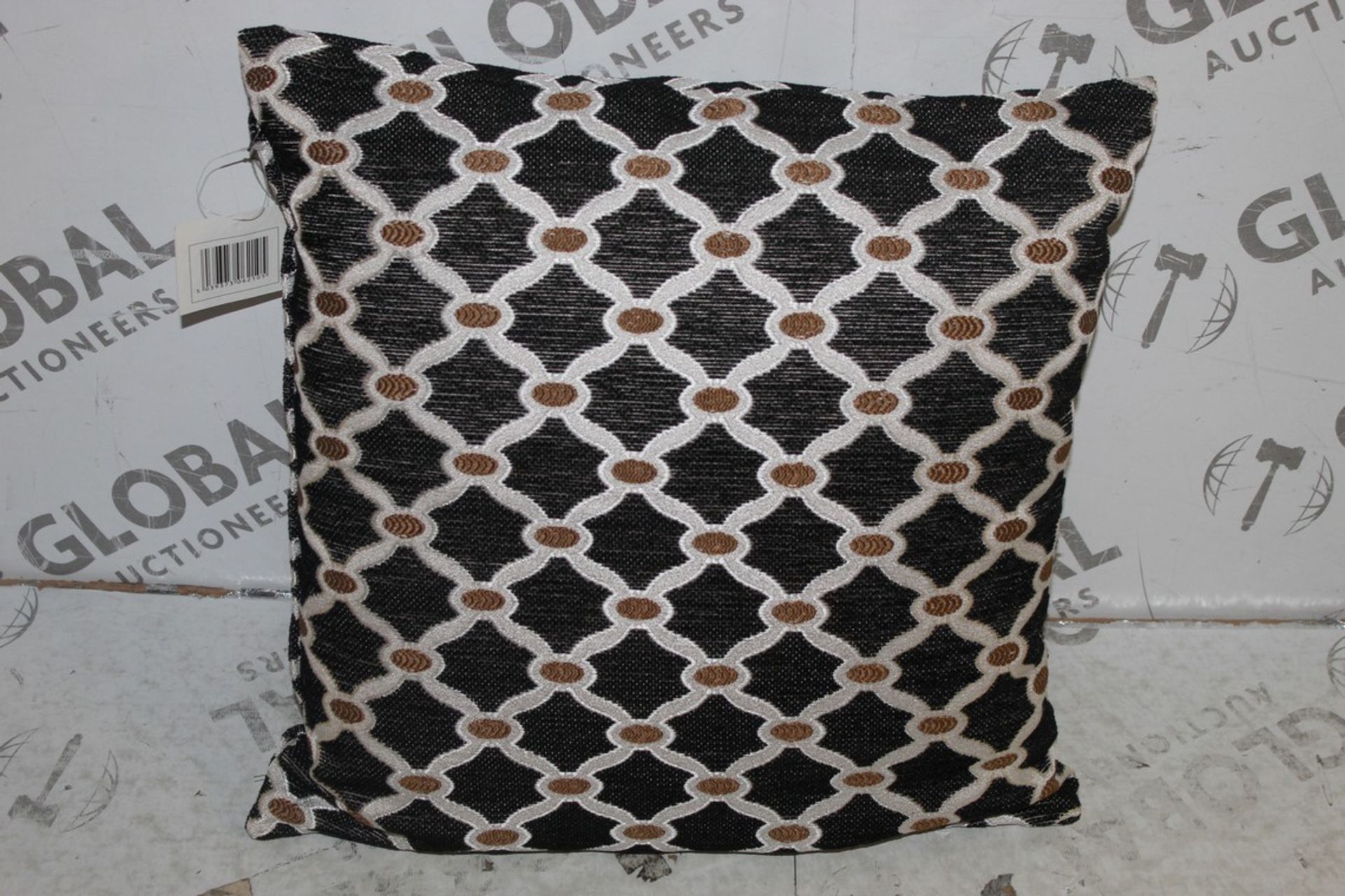 Berkeley 18" x 18" Black Cushions RRP £20 Each (18854) (Pictures Are For Illustration Purposes Only)