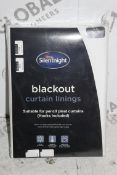 Brand New 90 x 90" Silent Night Blackout Curtain Liner RRP £150 (Pictures Are For Illustration