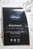 Brand New & Sealed Pairs Silent Night 46 x 72" Blackout Curtain Lining RRP £68 (Pictures For