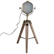 Boxed Homcon Tripod Table Lamp RRP £50 (18907) (Pictures Are For Illustration Purposes Only) (