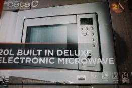 Boxed CATA 20 Litre Built In Deluxe Electronic Microwave RRP £80 (Pictures Are For Illustration