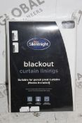 Brand New 90 x 90" Silent Night Blackout Curtain Liner RRP £150 (Pictures Are For Illustration