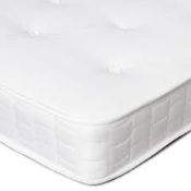 135x190cm Basic Sleep Coil Sprung Double Sided Mattress RRP £235 (18129) (We Dont Not Deliver