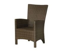 Boxed Pack of 2 Giardiano Savannah Garden Dining Chairs RRP £180 17885) (Pictures Are For