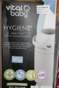 Boxed Vital Baby Hygiene Odour Trap Nappy Disposable System RRP £50 (NBW668979) (Pictures Are For