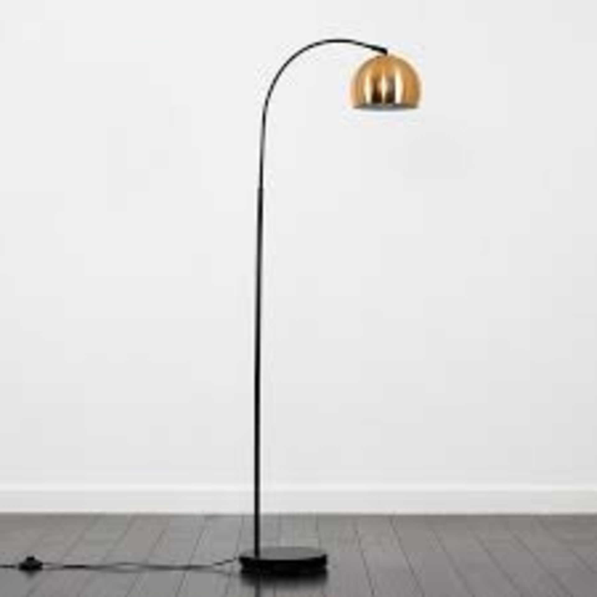 Boxed Masuda Arched Floor Lamp RRP £50 (18604) (Pictures Are For Illustration Purposes Only) (