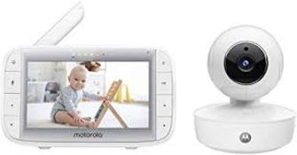 Motorola Tilt Pan & Zoom Digital Baby Monitor Set RRP £145 (MBW581443) (Untested Customer Returns)(