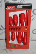 Boxed Brand New Dart 7 Piece Insulated Screw Driver Sets RRP £35 Each (Pictures Are For Illustration