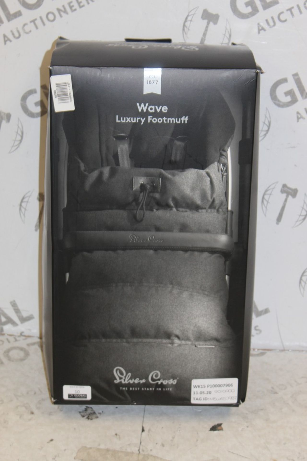 Boxed Silver Cross Wave Luxury Footmuff RRP £100 (NBW657982) (Pictures Are For Illustration Purposes