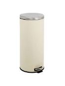 Boxed House By John Lewis 30 Litre Power Coated Steel Pedal Bin RRP £40 (NBW620093) (Pictures Are