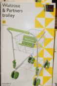 Boxed John Lewis And Partners Waitrose Toy Push Trollies RRP £25 Each (NBW681298) (NBW566398) (