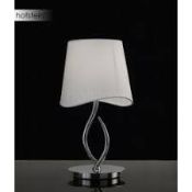 Boxed Ninette Designer Table Lamp RRP £65 (18730) (Untested Customer Returns)(Appraisals Available