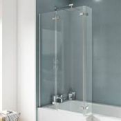Square Hinged Shower Screen RRP £90 (19372) (Pictures Are For Illustration Purposes Only) (