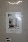 Assorted Items To Include Portfolio Eyelet Headed Designer Curtains Double Duvet Cover Sets And