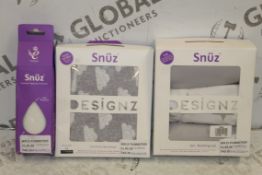 Assorted Snuz Cot Bed Sheet & 3 Piece Bedding Set RRP 330-35 Each (NBW594466) (NBW618809) )