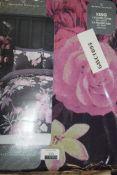 Assorted Items To Include Gavina Cavalier Contempary Stripe Duvet Set & King Size Floral Print Duvet