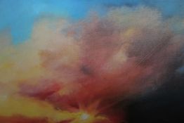 Setting Sun Wall Art Canvas RRP £45 (18647) (Pictures Are For Illustration Purposes Only) (