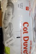 Chiltern Homes Anti Allergy Cot Duvets RRP £30 Each (18854) (Appraisals Available Upon Request)(