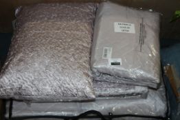 Complete Cascade Home Living Double Duvet Cover Set With Throw RRP £120 (18730) (Pictures Are For