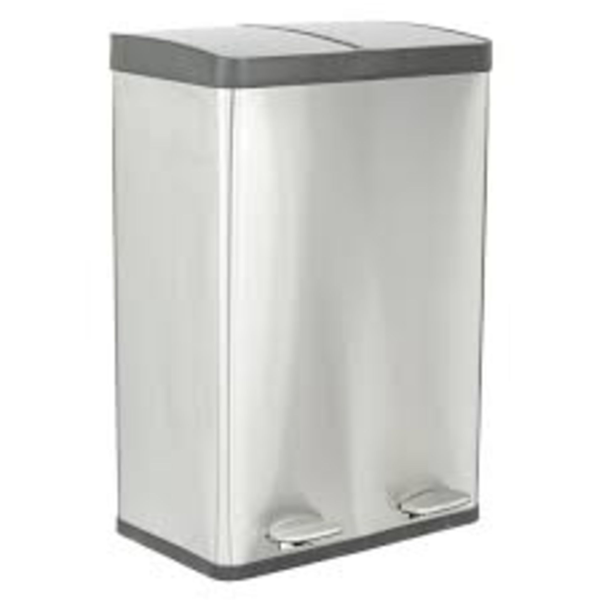 Boxed John Lewis And Partner 60 Litre Twin Compartment Recycling Bin RRP £80 (NBW670040) (Appraisals