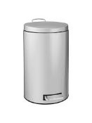 Boxed John Lewis And Partners 12 Litre Pedal Bin RRP £40 (NBW622956) (Appraisals Available Upon