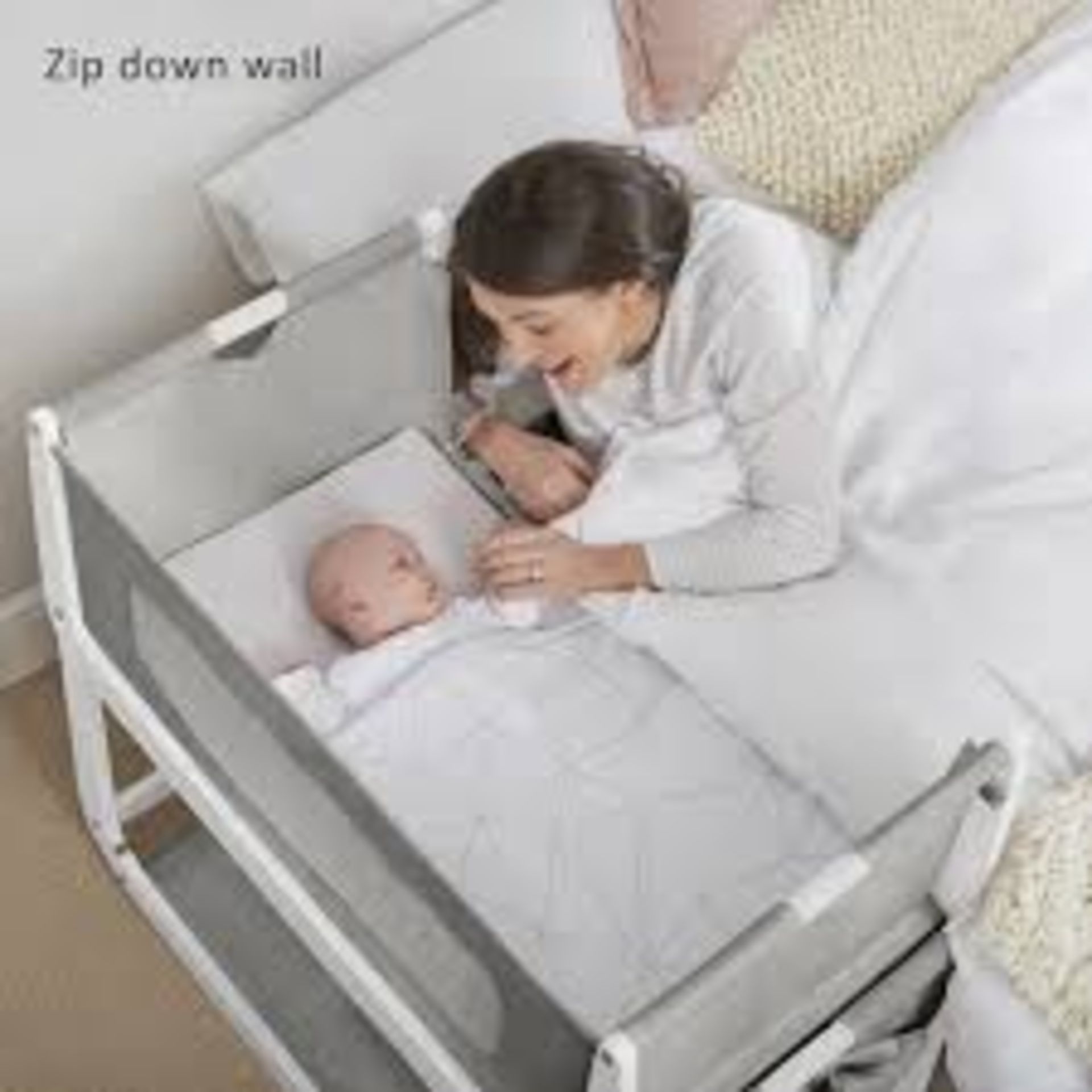 Boxed Snooze Pod Free Bedside Crib TOP ONLY RRP £200 (BUN598889) (Pictures Are For Illustration