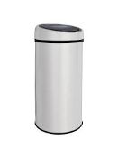 Boxed John Lewis & Partners Satin Stainless Steel Pedal Bin RP £60 (NBW593538) (Pictures Are For