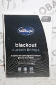 Brand New & Sealed Pairs Silent Night 46 x 54" Blackout Curtain Lining RRP £55 (Pictures For