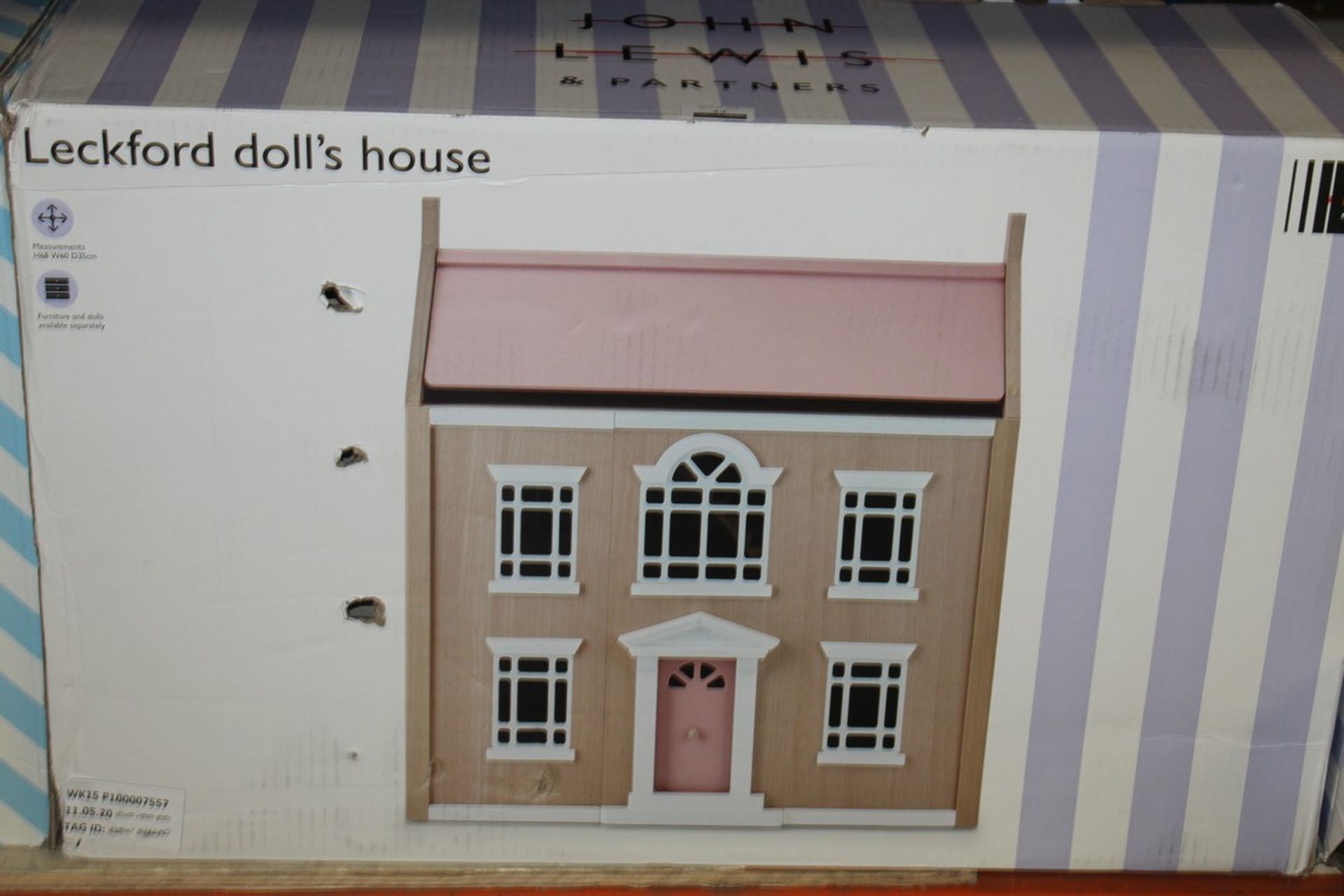 Boxed John Lewis & Partners Letford Dolls House RRP £100 (NBW564460) (Pictures Are For