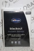 Brand New & Sealed Pairs Silent Night 90 x 90" Blackout Curtain Lining RRP £150 (Pictures For