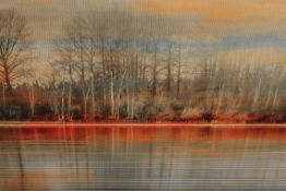 Parvas Tarj Autumn Reflections Canvas Wall Art Pictures RRP £170 (16968) (Pictures Are For