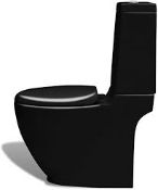 Boxed WC Round Black Toilet System RRP £280 (19374) (Appraisals Available Upon Request)(Pictures For