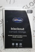 Brand New & Sealed Pairs Silent Night 66 x 72" Blackout Curtain Lining RRP £110 (Pictures For