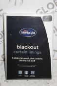 Brand New & Sealed Pairs Silent Night 66 x 72" Blackout Curtain Lining RRP £110 (Pictures For